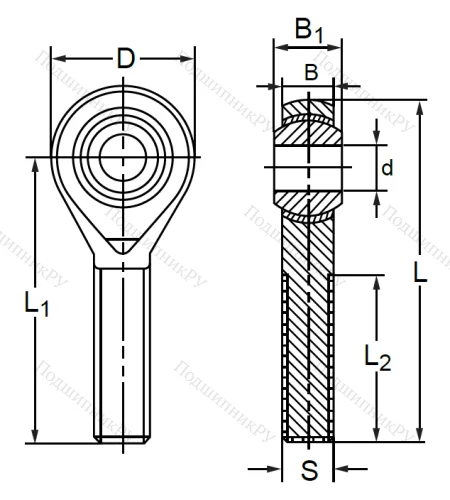 Шарнирная головка POS 16 L в Архангельске