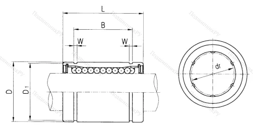 Подшипник LME 40 UU в Архангельске