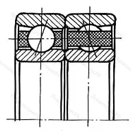 Подшипник 7308X 3TADFEP 3 размер 40x90x46