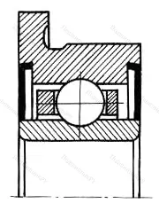 Модификация подшипника 880755 размер 4,763x12,7/14,3x4,978 от производителя  ГПЗ-4