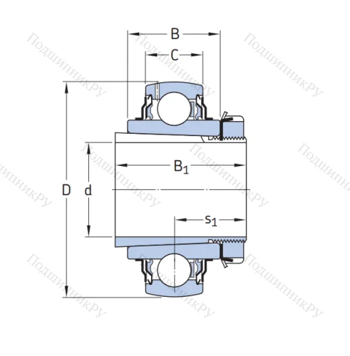 Корпусный подшипник YSA 205-2FK в Архангельске