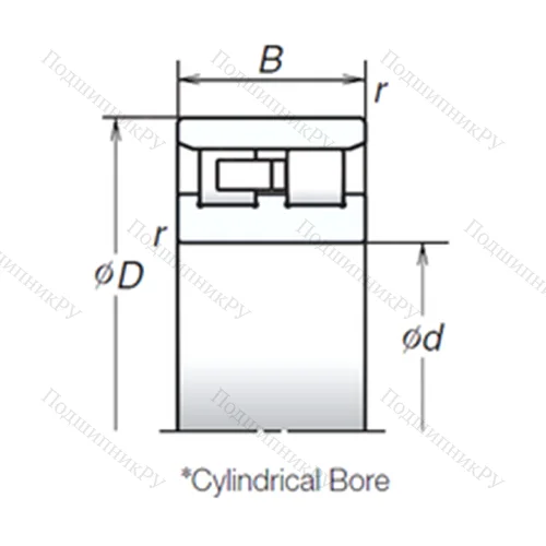 Подшипник роликовый радиальный NN 3952MB