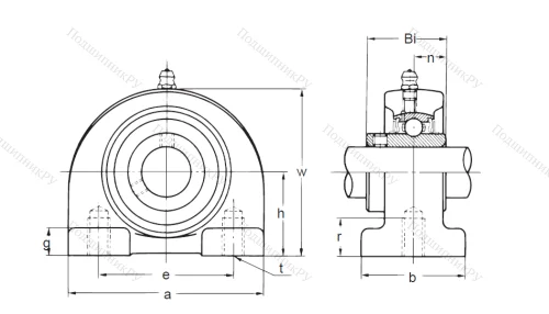 Подшипниковый узел UCPA 208 в Архангельске Подшипниковый узел UCPA 208 в Архангельске