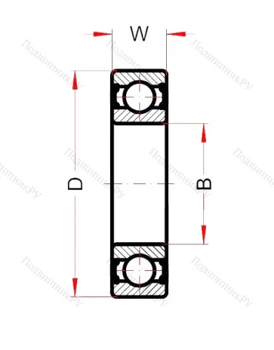Высокотемпературный подшипник 6004 BHTS ZZ 280° (BECO) от производителя  BECO