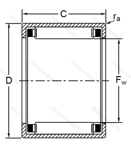 Подшипник HK 2820 AS 1 в Архангельске Подшипник HK 2820 AS 1 в Архангельске