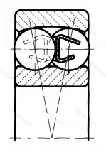 Модификация подшипника 1208 размер 40x80x18 от производителя  CRAFT