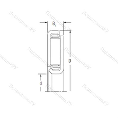 Подшипник игольчатый упорный FNTKF-3354 от производителя  TIMKEN