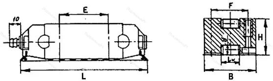 Подшипник  ЛОК-26Т размер 132x40x26 от производителя  ГПЗ-25