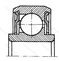 Модификация подшипника 980065ЮУС2 размер 5x16x5,5/7 от производителя  ГПЗ-3
