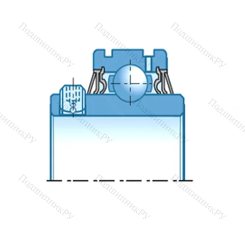 Подшипник шариковый радиальный UCS 213D 1