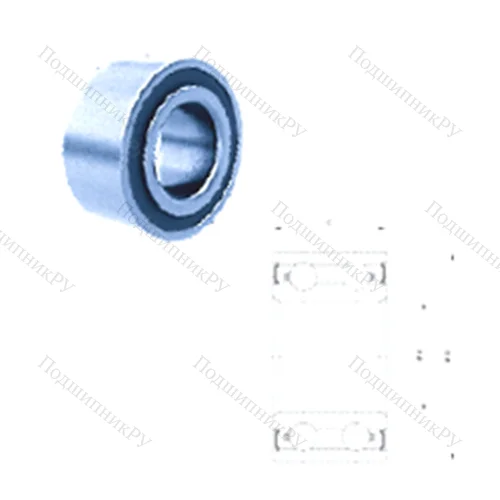 Подшипник шариковый радиально-упорный 3206B 2RS/C 3 от производителя  FERSA