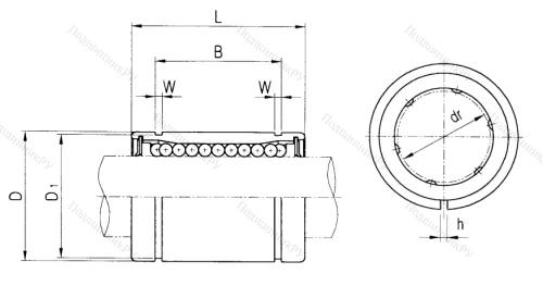Подшипник LM 6 UU AJ в Архангельске