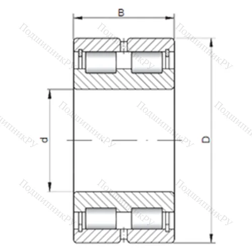 Подшипник роликовый радиальный NNCL 4920 V