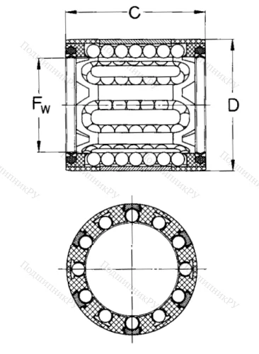 Подшипник LBBR 16-2LS в Архангельске