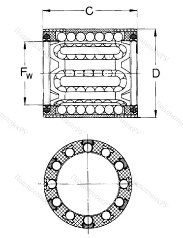 Подшипник LBBR 50-2LS в Архангельске