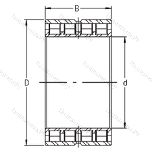 Подшипник роликовый радиальный SL 15 932