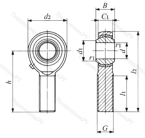 Шарнирная головка POS 25 L в Архангельске