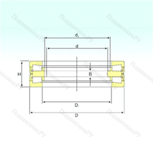 Подшипник роликовый упорный 353005 от производителя  ISB