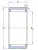 Игольчатый подшипник NK 60/35 от производителя  SKF