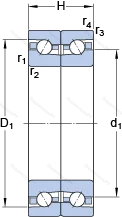 Подшипник BTM 170 BM/HCP 4CDB в Архангельске