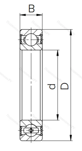 Шариковый однорядный подшипник 7000109 2RS (16009 2RS) в Архангельске Шариковый однорядный подшипник 7000109 2RS (16009 2RS) в Архангельске