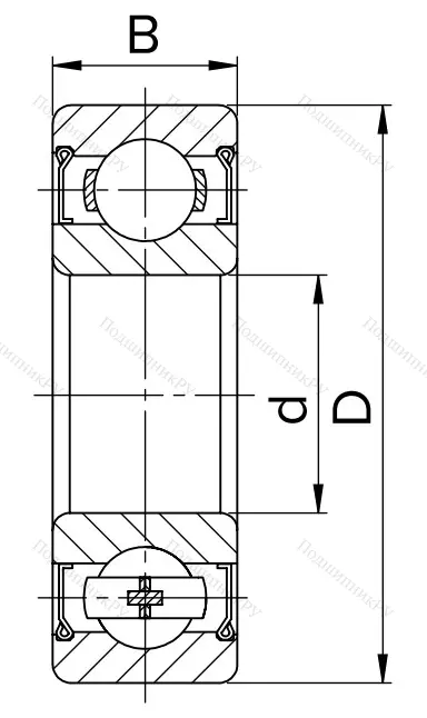 Миниатюрный шариковый подшипник 80023 T (623 ZZT) I0XJO8UCWV в Архангельске