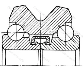 Модификация подшипника 8-776800Х размер 10x35,85x17,7 от производителя  ГПЗ-1